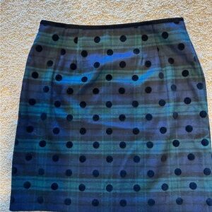 Talbots Black Watch Tartan Women's Skirt